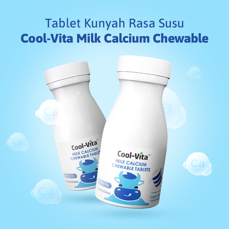 Feeskin Milk Calcium Chewable Tablet Rasa Original (30 Tablet)