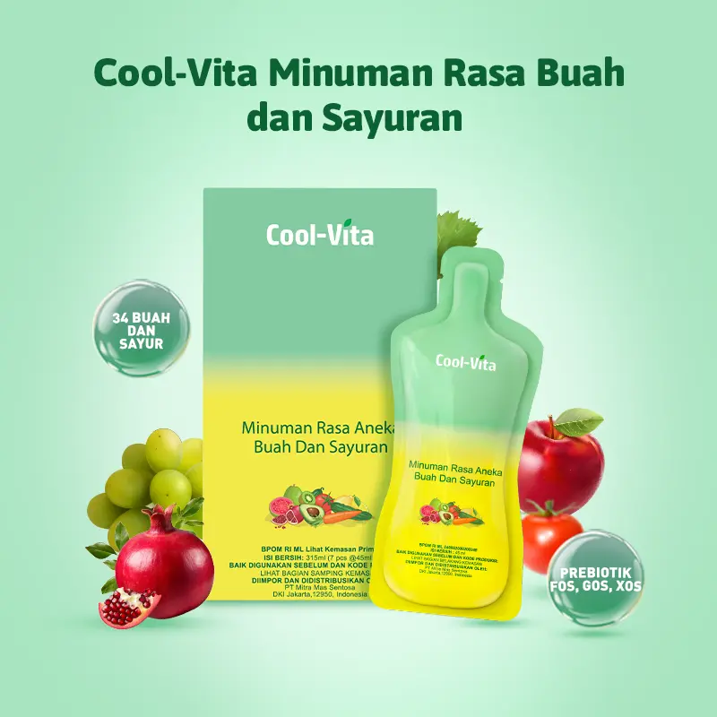 Feeskin Minuman Rasa Buah dan Sayuran